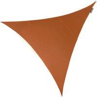 Primrose 3.6m Triangle Waterproof Patio Sun Shade Canopy 98% UV Block Free Rope in Terracotta