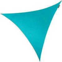 Primrose 5m Triangle Waterproof Patio Sun Shade Canopy 98% UV Block Free Rope in Pale Blue