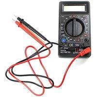 KDMD Digital Auto Ranging Car Multimeter Voltage Battery Tester in Black