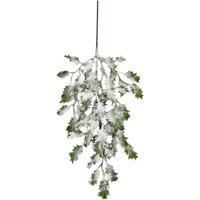 KDMD Frosted Holly Spray 78cm 2 Pack in Green