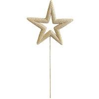 KDMD Gold Glitter Star on Stem 87cm