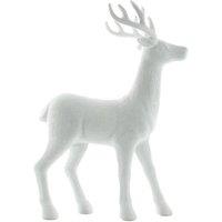 KDMD Glitter Standing Reindeer - White 45cm