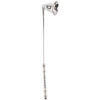 KDMD Brass Candle Snuffer - Traditional 26cm Candle Extinguisher in Silver