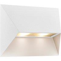 Nordlux Pontio Outdoor Wall Light White Metal Garden GU10 IP54 Mains