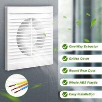 SPETLEK Silent Bathroom Extractor Fan Standard 100MM Kitchen in White