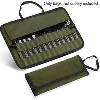 PAWNORA Cutlery Storage Bag Organizer in Green