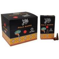 KDMD Tribal Soul Backflow Incense Cones - Palo Santo in Black
