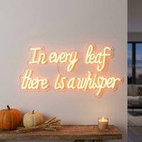 Garden Greatness Autumn In every leaf there is a whisper LED Neon Sign