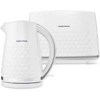 Morphy Richards Hive Kettle & Toaster Set in White