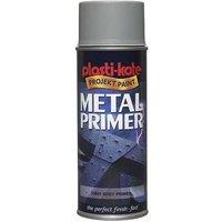 Plastikote Metal Primer Spray Grey 400Ml