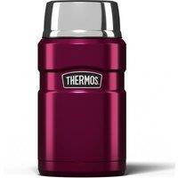 Thermos Stainless King 710ml Insulated Food Flask 14h Hot 24h Cold Pink in Magenta