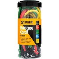 Xtrade Bungee Cords 10 Pack - 25cm to 100cm