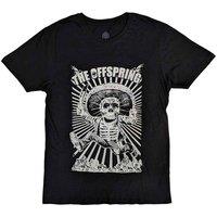 Offspring Jumping Skeleton T-Shirt in Black | Size: Medium