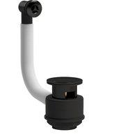 Balterley Basin Waste With Brass Overflow in Black