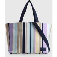 Nere Travel Stori Knit Stripe Tote Bag