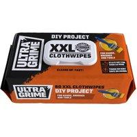 UltraGrime DIY Wet Wipes Multi-Purpose Heavy-Duty Cleaning Cloths in White