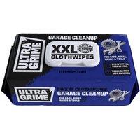 UltraGrime Garage Wet Wipes - Heavy Duty XXL Cleaning Cloths in White