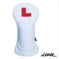 Krave Learner Fairway Head Cover in White