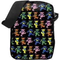 Rocksax Grateful Dead Crossbody Bag - Dancing Bears in True Black