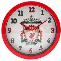 Liverpool FC Crest Wall Clock in Red