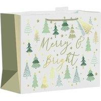 Giftmaker Merry & Bright Christmas Gift Bag | Size: Large