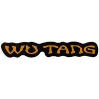 Wu-Tang Clan Text Logo Sticker in Black