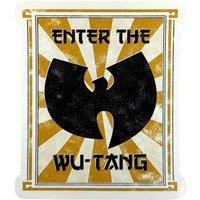 Wu-Tang Clan Enter The Wu-Tang Sticker in Yellow