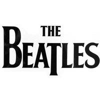 The Beatles Drop Logo Sticker in Black