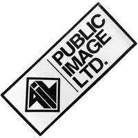 PIL (Public Image Ltd) Stacked Logo Sticker in White