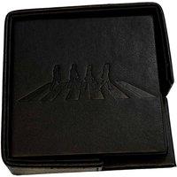 The Beatles Abbey Road Crossing Coaster Set (Pack of 4) in Black