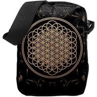Rocksax Bring Me The Horizon Crossbody Bag - Flower Of Life in True Black