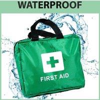 NESTLUNE 90 PIECE FIRST AID KIT BAG MEDICAL EMERGENCY KIT. TRAVEL HOME in Green