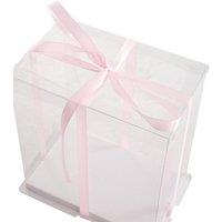 NESTLUNE 40*24*41cm Clear PVC Gift Boxes Cake Candy Packaging