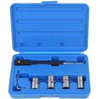 NESTLUNE 5pc Diesel Injector Seat Cutter Tool Set in Blue | Size: 1000mm x 400mm
