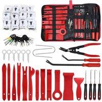 NESTLUNE 164Pcs Car Trim Removal Pry Tool Set Molding Panel Door in Red | Size: 1000mm x 400mm