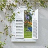 Garden Greatness Louvre Classic Shutter Garden Mirror