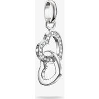 THOMAS SABO Women's Charm Club Connect Intwined Hearts Charm CC1201-051-14 in Silver