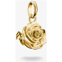 THOMAS SABO Women's Charm Club Connect Gold Plated Rose Blossom Charm CC1263-413-39