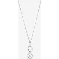 Simply Silver Women's Sterling Silver Infinity Pendant - Gift Pouch