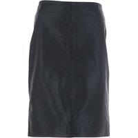 Ashwood Leather Women's 'Skirt 23' Stylish Leather Pencil Skirt in Black | Size: 8