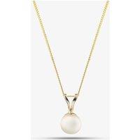 T.H.Baker Women's 9ct Yellow Gold Akoya Pearl Pendant Necklace PNZ106CM