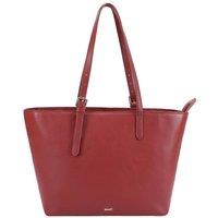 Paul Costelloe Women's Bernice Leather Tote Bag in Dark Red