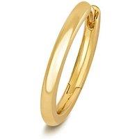 Cervin Blanc Women's 18ct Yellow Gold 14mm Round Tube Cartilage Hoop Clicker