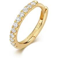 Cervin Blanc Women's 10mm Diamond Cartilage Hoop in 18ct Gold