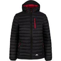 Trespass Women's Lenka Hooded Padded Jacket in Black | Size: 14