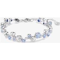 Swarovski Women's Constella Rhodium Plated Blue & White Crystal Bracelet 5722479