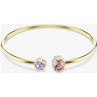 Swarovski Women's Chroma Gold Tone Plated Mixed Cut Crystal Bangle 5738475