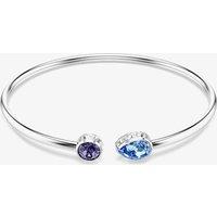 Swarovski Women's Chroma Rhodium Plated Mixed Cut Crystal Bangle 5741780
