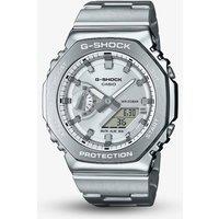 Casio Men's G-Shock Metallic Silver Dual Display Watch GM-2110D-7AER