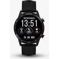 Sekonda Men's Mens Active Go Smart Black Plastic Strap Smartwatch 30287